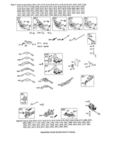 Magneto Armature/Control Bracket Diagram and Parts List for 126T00 0004-4830 Briggs and Stratton Engine